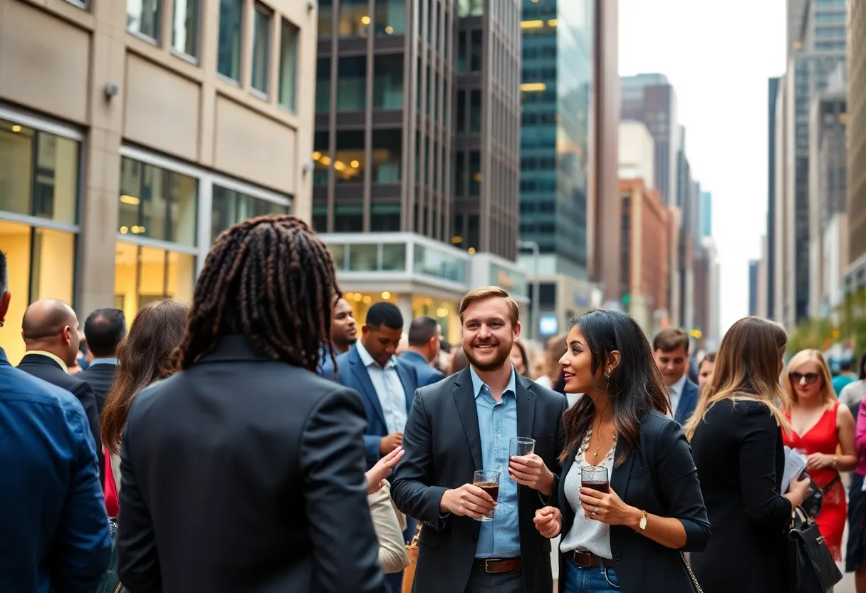 Entrepreneurs networking in Charlotte, NC
