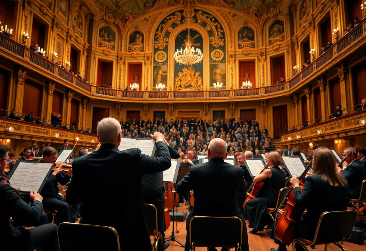 Charlotte Symphony Orchestra performing on stage