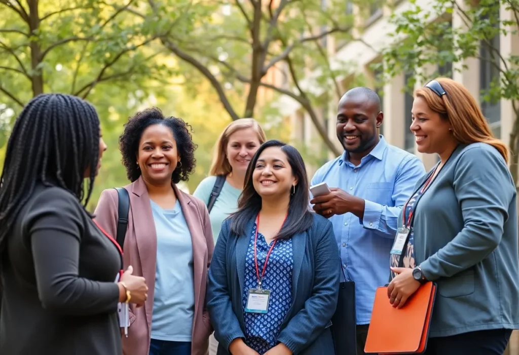 Community professionals engaged in a behavioral health initiative in Charlotte NC.