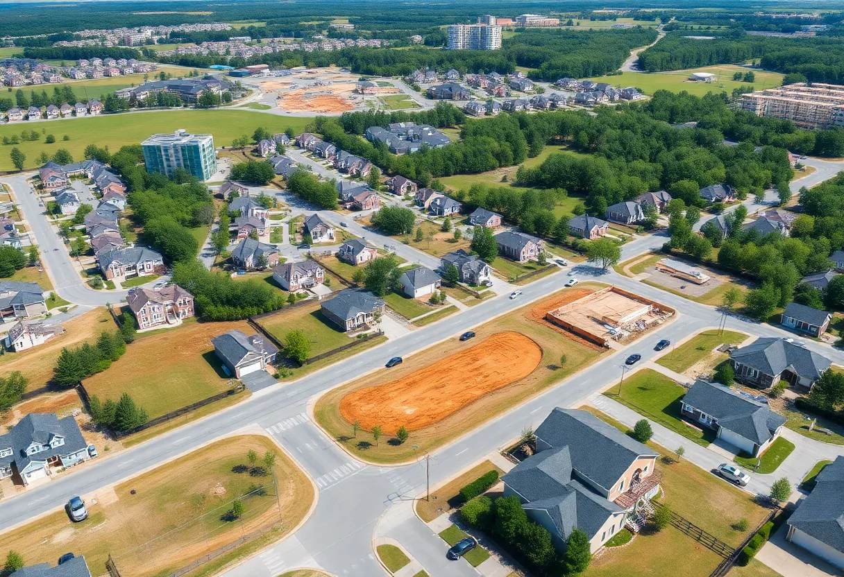 New housing developments in Eastern North Carolina