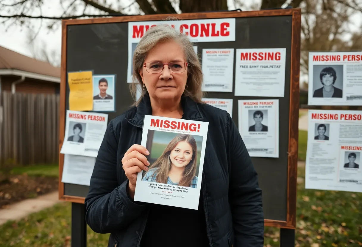 Mother's appeal for her missing daughter.