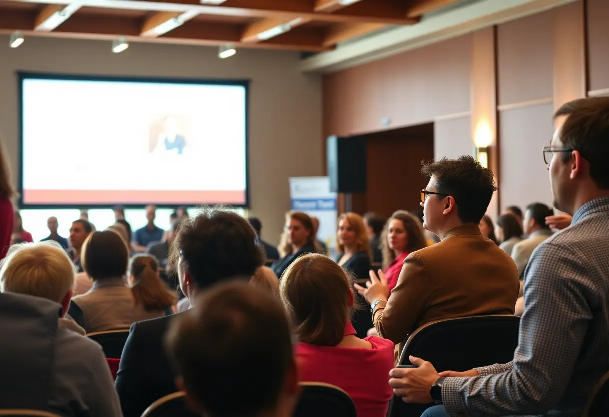 Candidates at the North Carolina House forum in Mecklenburg County discussing key issues.