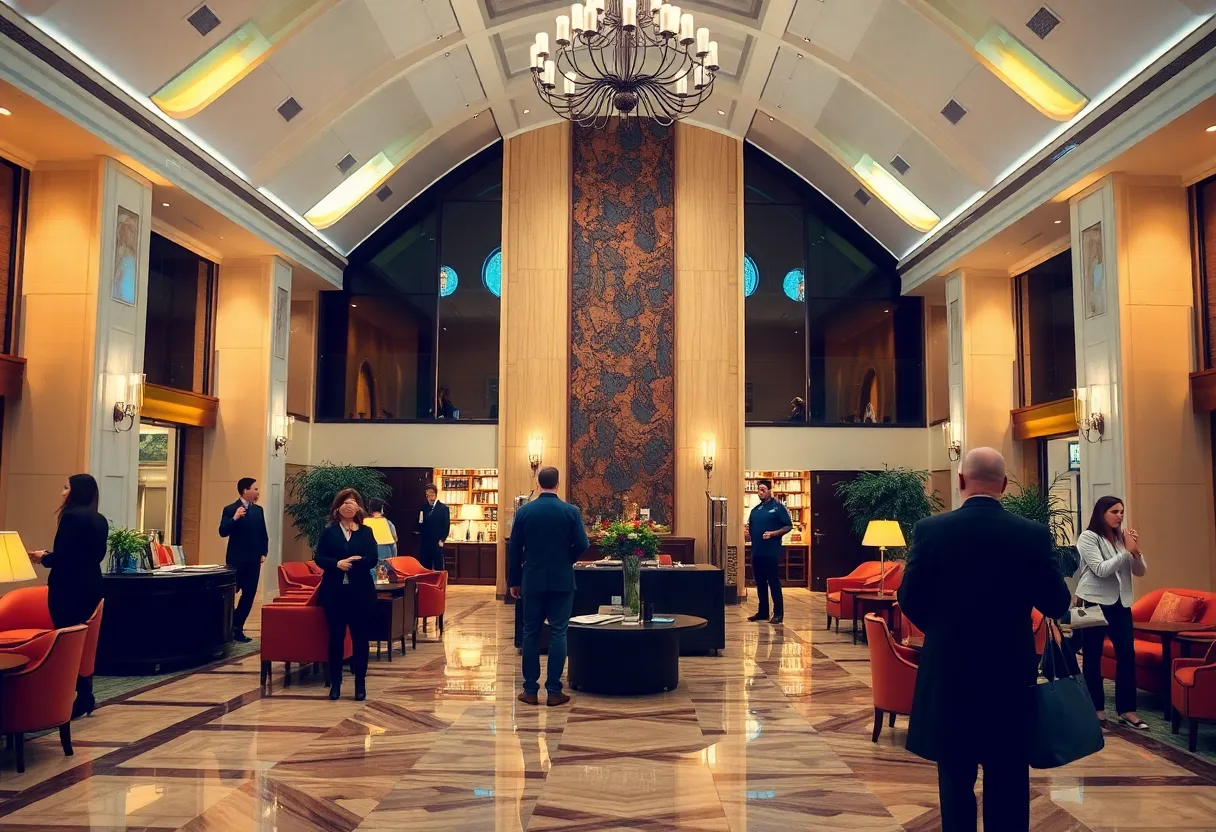 Elegant lobby of O.Henry Hotel displaying hospitality excellence