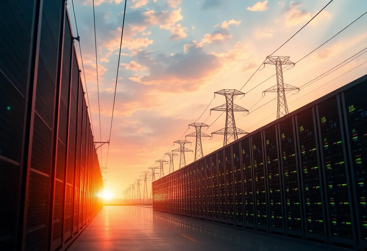 Visualization of rising electricity costs in North Carolina with data centers and power infrastructure