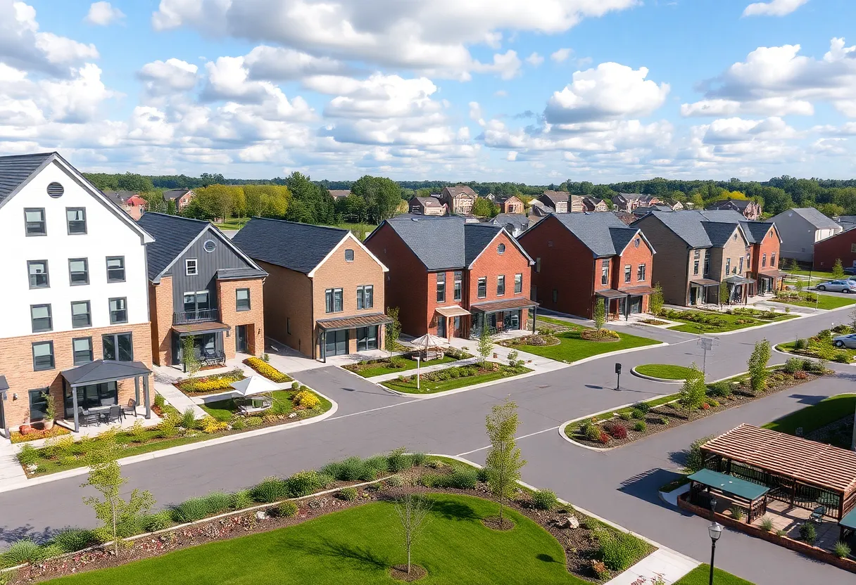 Roselyn housing development in Lancaster County with modern homes and community amenities