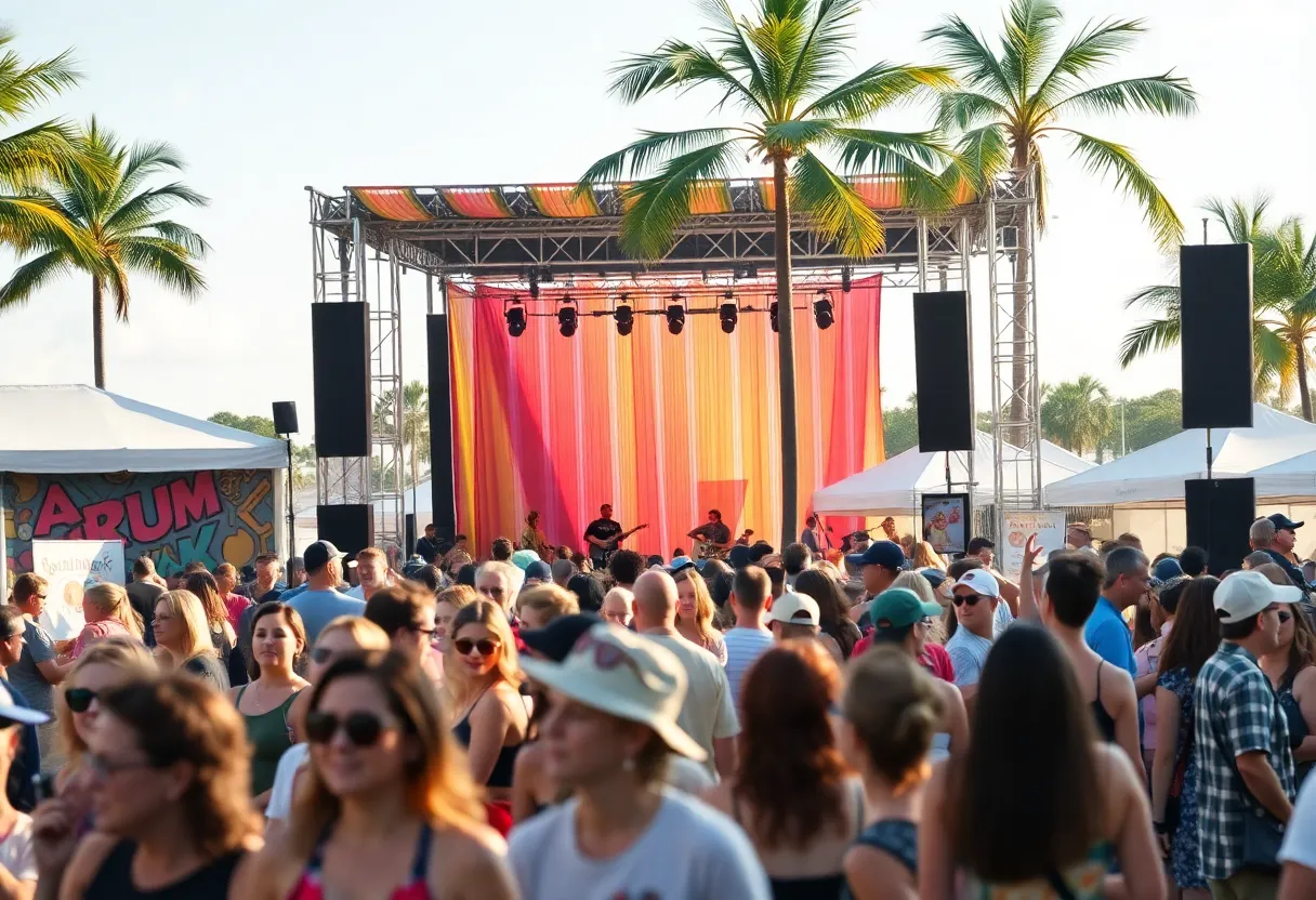 People enjoying concerts and arts events in Sarasota