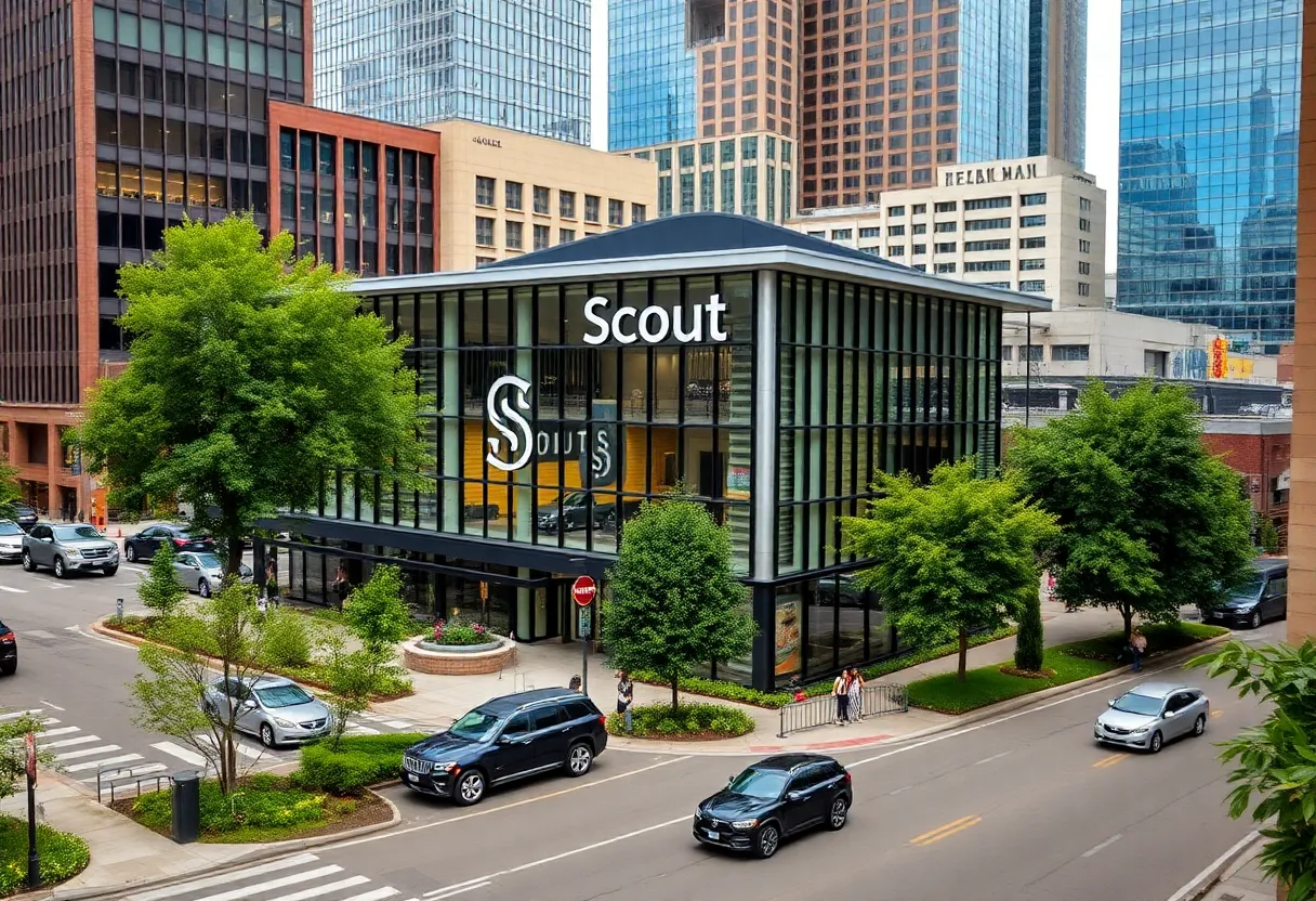 Rendering of Scout Motors Headquarters in Charlotte, NC
