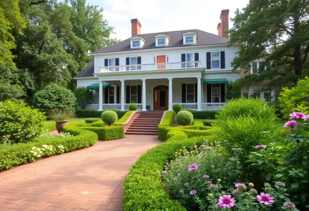 Historic Webbley Mansion in Shelby, North Carolina undergoing revitalization.