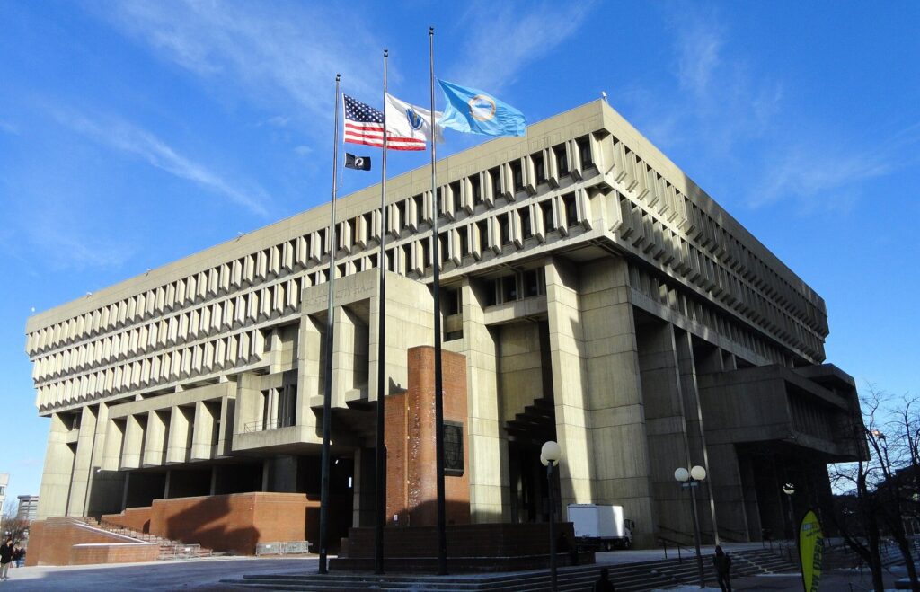 Civic building entrance