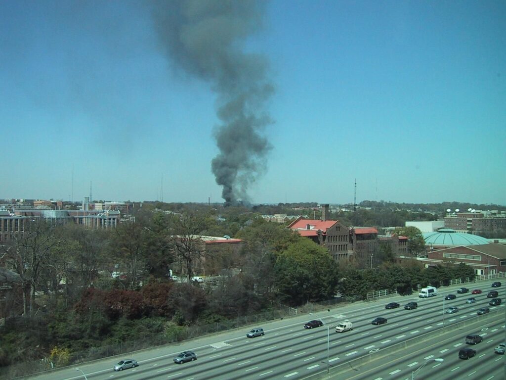Two-Alarm Fire Hits Smoke Shop on West W.T. Harris Boulevard