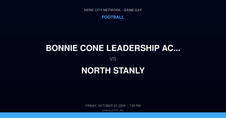 Bonnie Cone Leadership Academy 0, North Stanly 60