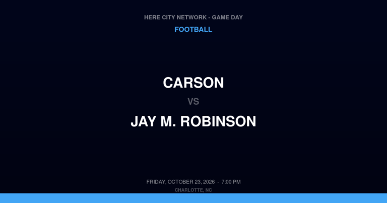 Carson 0, Jay M. Robinson 48
