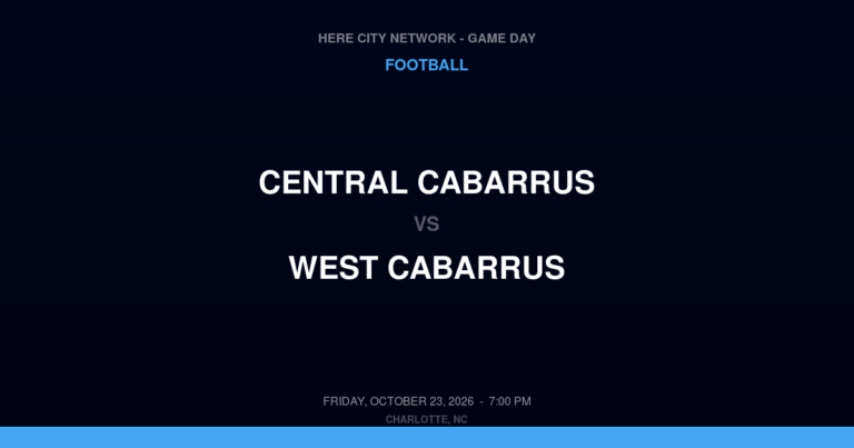 Central Cabarrus 21, West Cabarrus 35