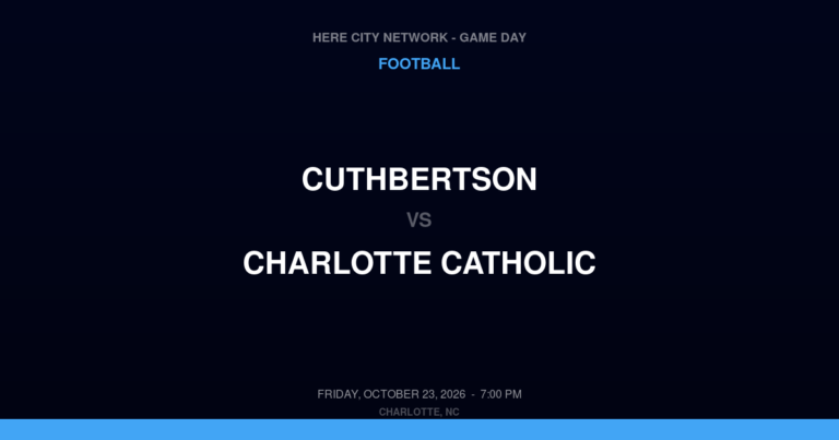 Cuthbertson 14, Charlotte Catholic 39