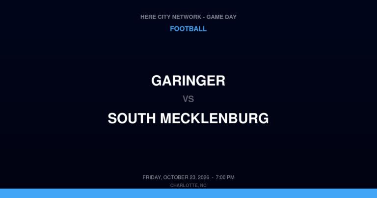 Garinger 0, South Mecklenburg 38