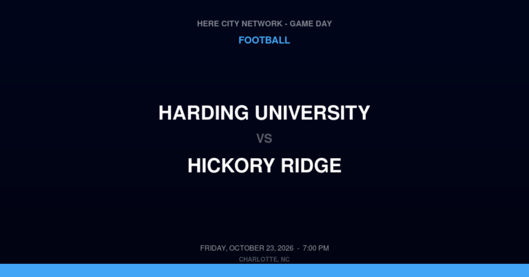 Harding University 0, Hickory Ridge 40