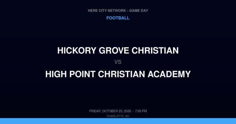 Hickory Grove Christian 14, High Point Christian Academy 55