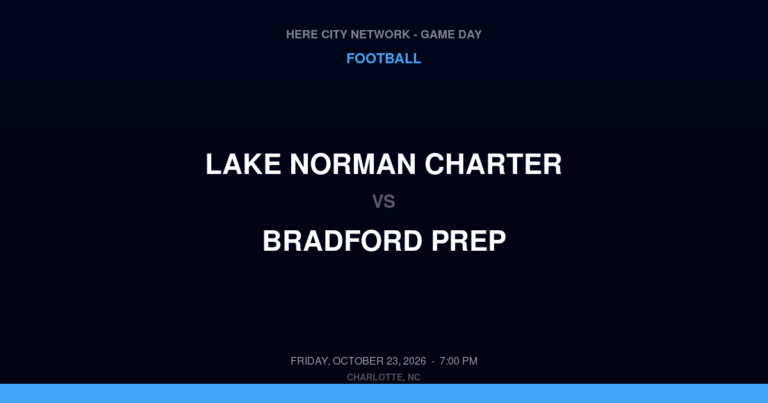 Lake Norman Charter 33, Bradford Prep 0