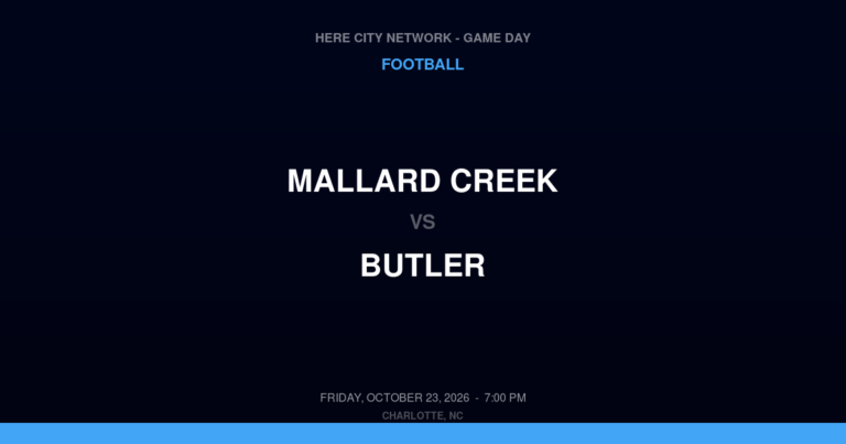 Mallard Creek 35, Butler 3