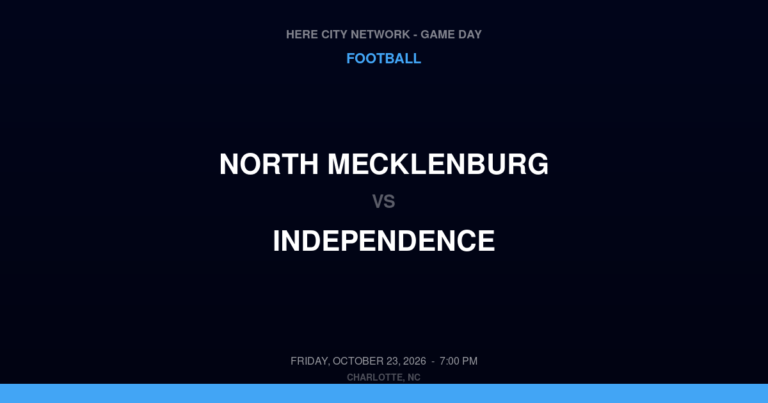 North Mecklenburg 8, Independence 7