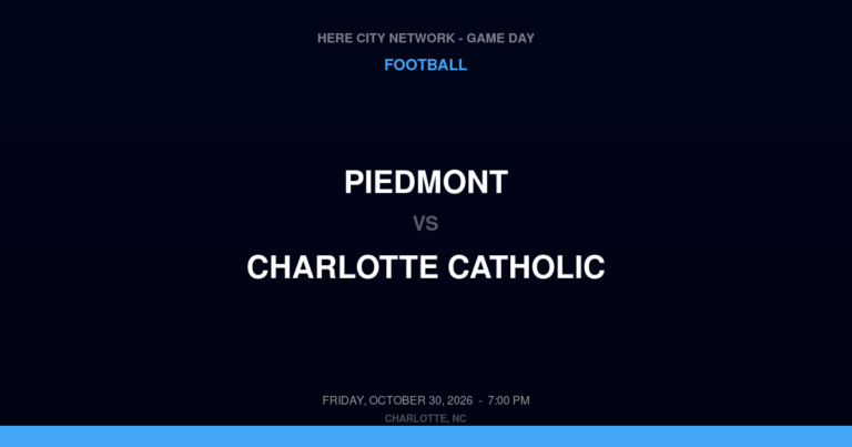 Piedmont at Charlotte Catholic