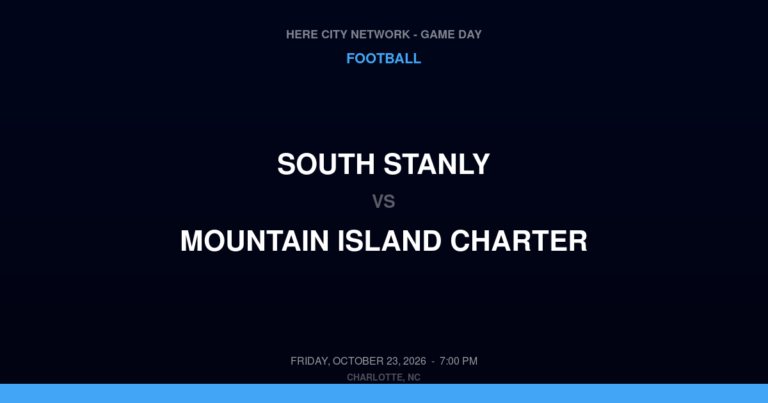 South Stanly 2, Mountain Island Charter 20