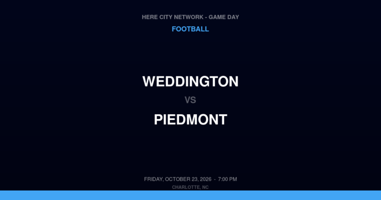Weddington 55, Piedmont 7