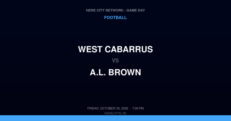 West Cabarrus at A.L. Brown